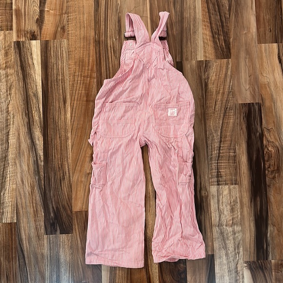 Lakin & Mckey Trading Company Pink Overalls Size 4 - Picture 5 of 7